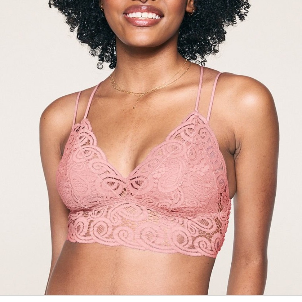 Victoria’s Secret PINK Pink Crotchet Bralette